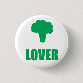Button "Broccoli Lover" 缶バッジ