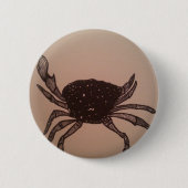 Button crab 缶バッジ (正面)
