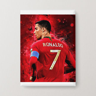 button designed for CR7 fan. 缶バッジ