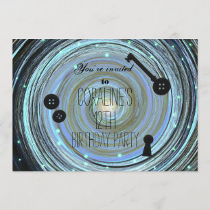 Button Eyes & Skeleton鍵Other Worldパーティー 招待状