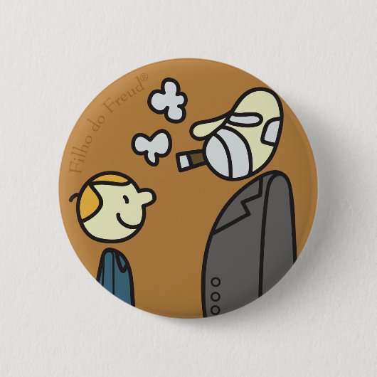 Button Filho do Freud 缶バッジ (正面)