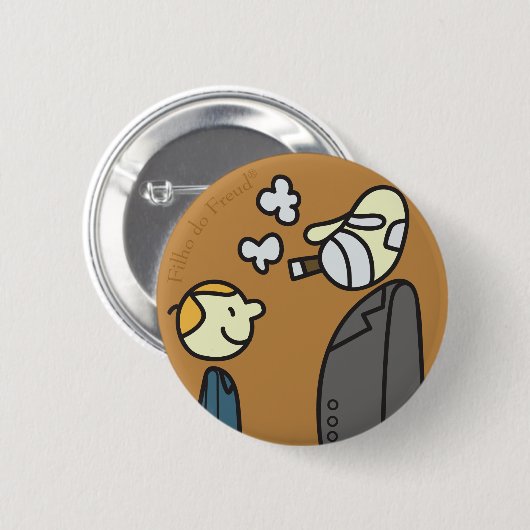 Button Filho do Freud 缶バッジ (正面&裏面)