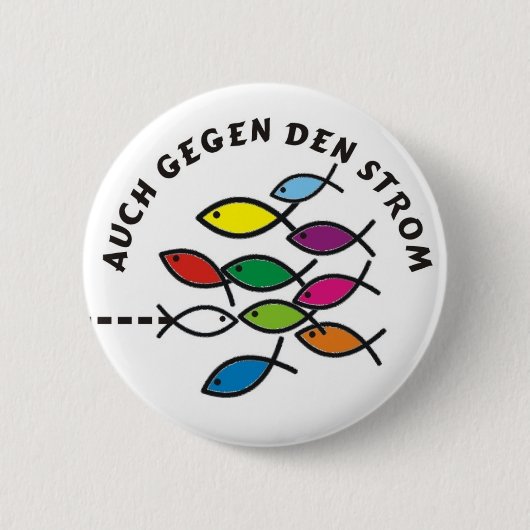 Button Gegen den Strom 缶バッジ (正面)