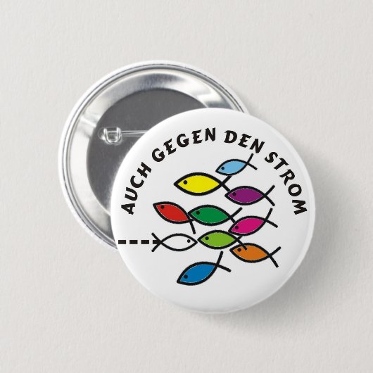 Button Gegen den Strom 缶バッジ (正面&裏面)