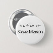 Button: I'm a Fan of Steve Merson 缶バッジ (正面&裏面)
