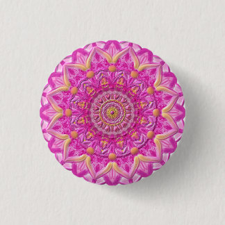 Button Mandala 12 "Magenta" 缶バッジ