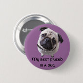 Button "Mops" 缶バッジ (正面&裏面)