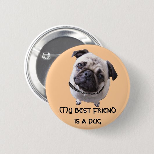 Button "Mops" 缶バッジ (正面&裏面)