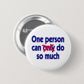 button_oneperson 缶バッジ (正面&裏面)