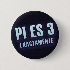 Button Pi es 3 exactamente 缶バッジ
