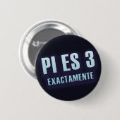 Button Pi es 3 exactamente 缶バッジ (正面&裏面)