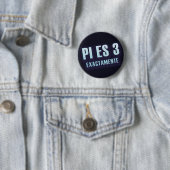 Button Pi es 3 exactamente 缶バッジ (インサイチュ)