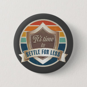 button / pin – より少ない値に落ち着く時間 缶バッジ
