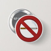 Button Rauchen verboten 缶バッジ (正面&裏面)
