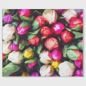 BUTTON ROSES ラッピングペーパー (フラット)