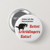 Button Schrödingers Katze 缶バッジ (正面&裏面)