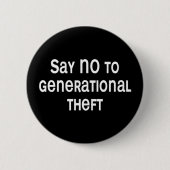 BUTTON_theft 缶バッジ (正面)