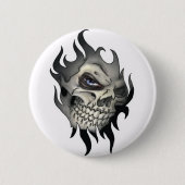 Button, Totenkopf 缶バッジ (正面)