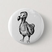 Button with Dodo 缶バッジ (正面)