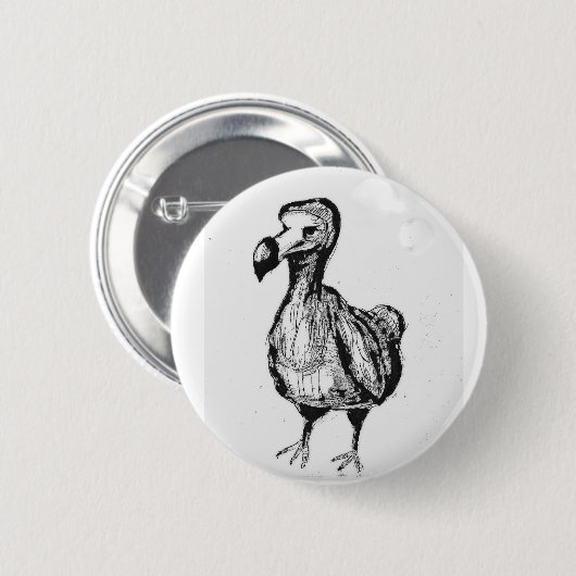 Button with Dodo 缶バッジ (正面&裏面)