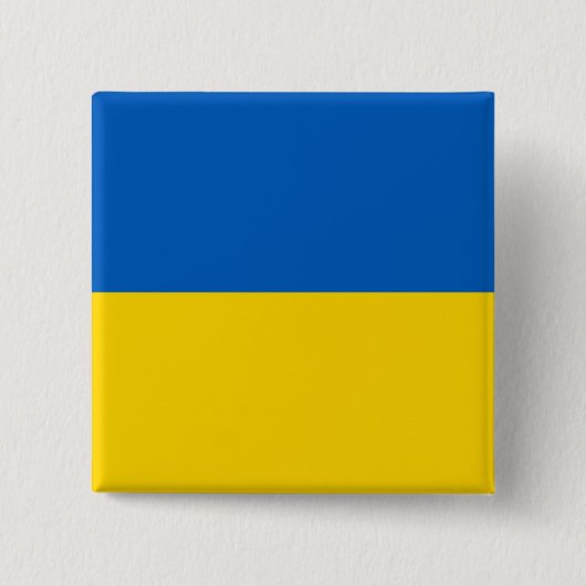 Button with Flag of Ukraine 缶バッジ (正面)