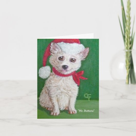 Buttons氏のクリスマスのプレゼントカードII シーズンカード (正面)