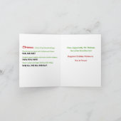 Buttons氏のクリスマスのプレゼントカードII シーズンカード (内部)