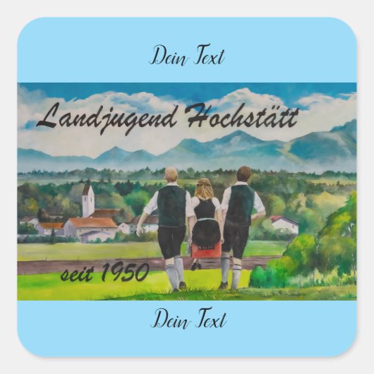 Buttons スクエアシール (正面)