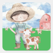 Buttons スクエアシール (正面)