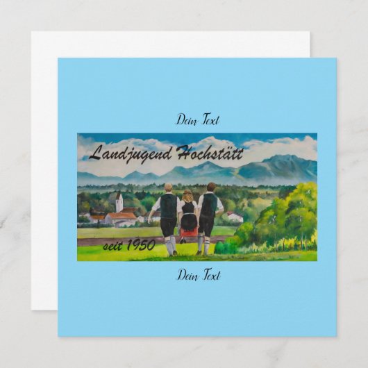 Buttons 招待状 (正面/裏面)