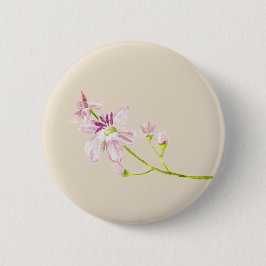 Buttons floral vanilla theme  缶バッジ