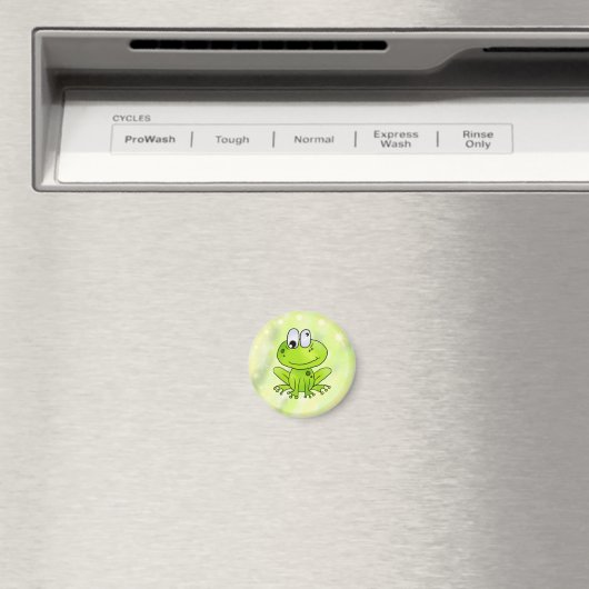 Buttons, lustiger Frosch マグネット (インサイチュ (食洗機))