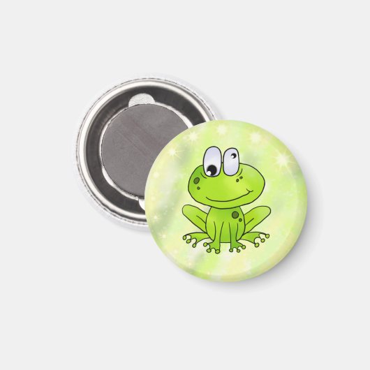 Buttons, lustiger Frosch マグネット (正面/裏面)