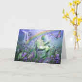 Buttys ArtCardのユニコーン カード (黄色い花)