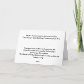 BUUFの庭: 紅葉 カード (裏面)