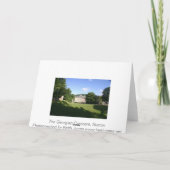 Buxtonは挨拶状を「開けます」 カード (裏面)