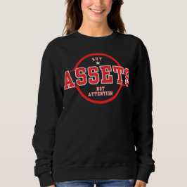Buy Assets Not Attention™ 規律は力なり スウェットシャツ