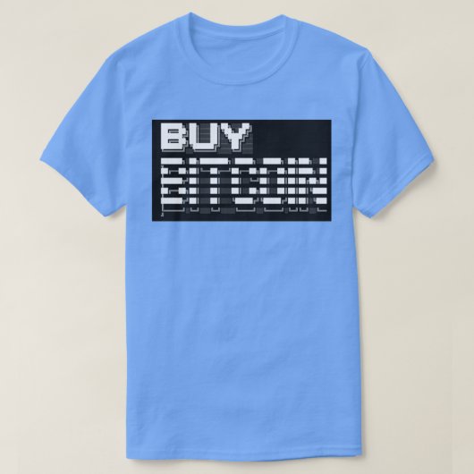 BUY BITCOIN Tシャツ (デザイン正面)