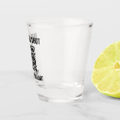 Buy Me a Shot QR Code Bachelorette Party Bride ショットグラス (右)