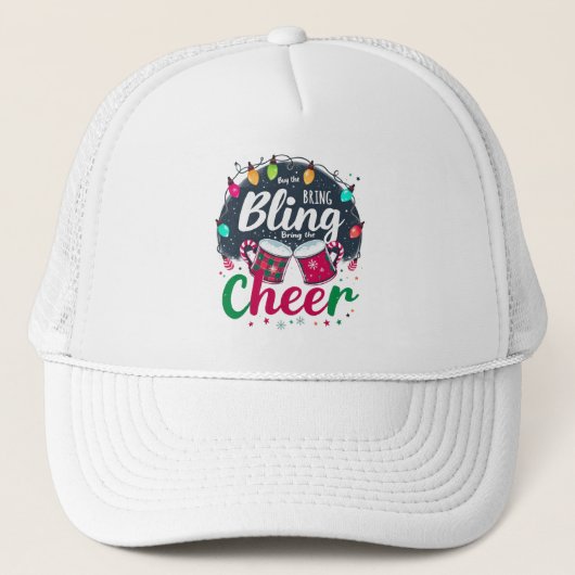 "Buy the Bling, Bring the Cheer." キャップ (正面)
