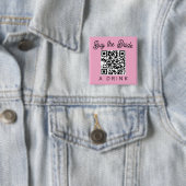 Buy the Bride a Drink QR Code 缶バッジ (インサイチュ)