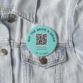 Buy the Bride a Drink QR Code Button 缶バッジ (インサイチュ)