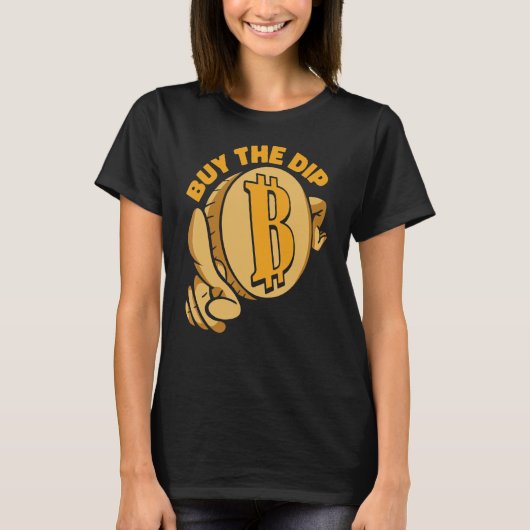 Buy The Dip Crypto Currency Blockchain Bitcoin 1 Tシャツ (正面)