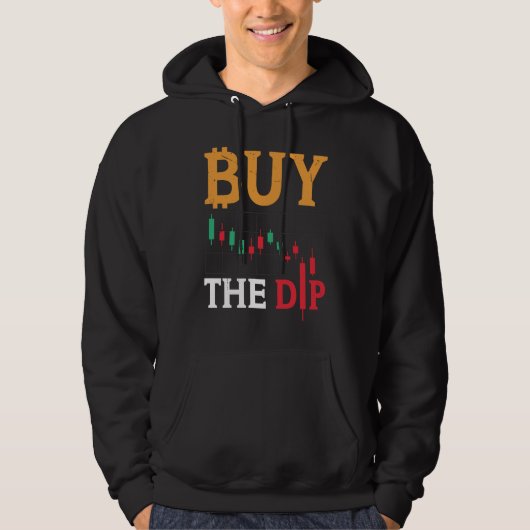 Buy The Dip Cryptocurrency Blockchain Trader Best  パーカ (正面)