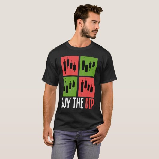 Buy The Dip Cryptocurrency Blockchain Trader Best  Tシャツ (正面フル)