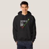 Buy The Dip – Funny Trader Hoodie Design パーカ (正面フル)