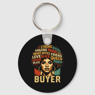Buyer Black History Month Powerful Black Pride Art キーホルダー