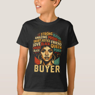 Buyer Black History Month Powerful Black Pride Art Tシャツ