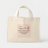 Buying more yarn is self-care Tote Bag ミニトートバッグ (正面)