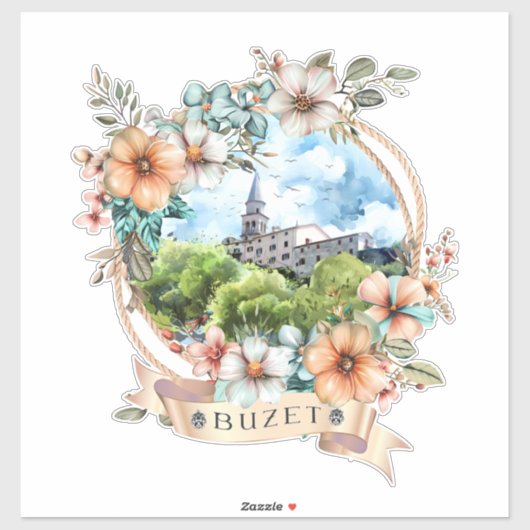 Buzet Croatia シール (シート)